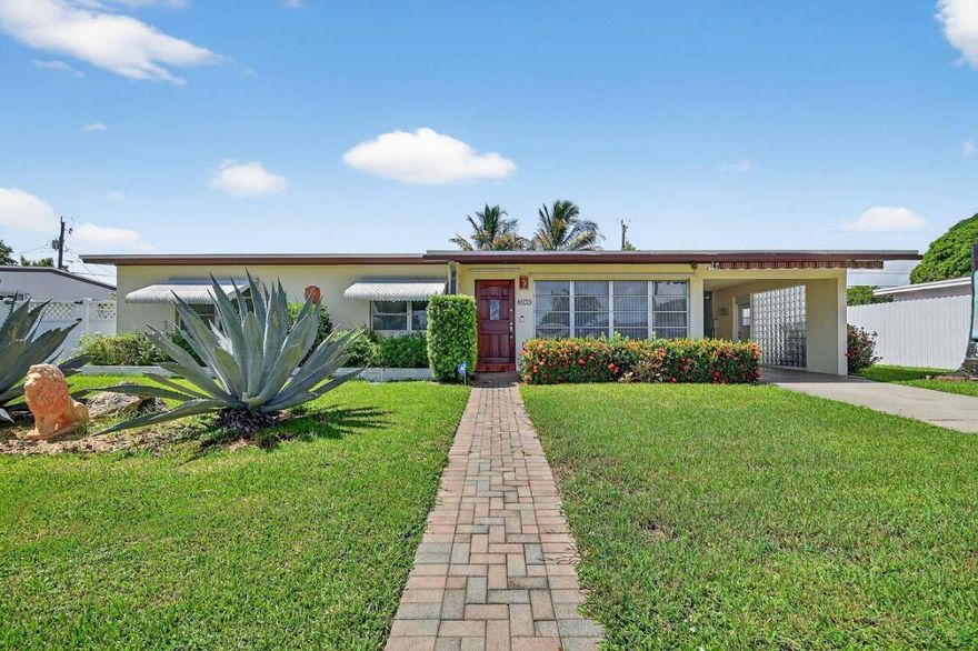 Head into this beautifully maintained three-bedroom, two-bath home offering approximately 1,800 sq ft of comfortable living space on a 0.2-acre lot. Whether you're hosting a pool party or enjoying a quiet evening on the screened patio, this home is designed for both fun and function. The updated kitchen features sleek stainless steel appliances, granite countertops, marble floors, and convenient extra storage tucked under the breakfast bar. The spacious primary suite is a relaxing retreat, and the two additional bedrooms are perfect for guests. Need a little extra space? You'll love the bonus room—ideal for a home office, yoga studio, or your own personal Zen zone. Step outside to your private backyard oasis, where you'll find not just one, but two versatile outdoor structures. The first is a fully enclosed flex space that can easily serve as a game room, creative studio, home office, or entertainment lounge perfect for work or play. The second is a dedicated shed, offering ample storage for tools, seasonal décor, or outdoor gear, and could even be transformed into a workshop or hobby space.
Enjoy peace of mind with accordion hurricane shutters, and appreciate the low-maintenance PVC fencing and stylish brick paver pool deck that completes your private outdoor retreat. This home checks all the boxes for comfort, style, and versatility come see it for yourself!