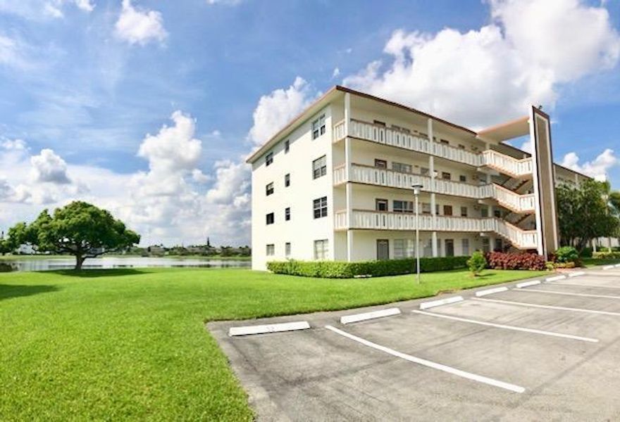 VERY NICE  A 55+ GROUND LEVEL/LAKEFRONT 2/2 CONDO WITH EASY ACCESS TO THE COMMUNITY POOL. THIS PROPERTY INCLUDES CERAMIC TILE ON THE DIAGONAL. AC 5 YEARS NEW & NEW HOT WATER HEATER! GREAT BONES. CORNWALL B IS ONE OF THE MOST SOUGHT AFTER BUILDINGS WITHIN THE CENTURY VILLAGE OF BOCA RATON COMMUNITY. THIS PROPERTY IS GUARD GATED. GOOD CENTRALIZED BOCA RATON LOCATION. LIGHT AND BRIGHT WITH A LOVELY LAKE VIEW