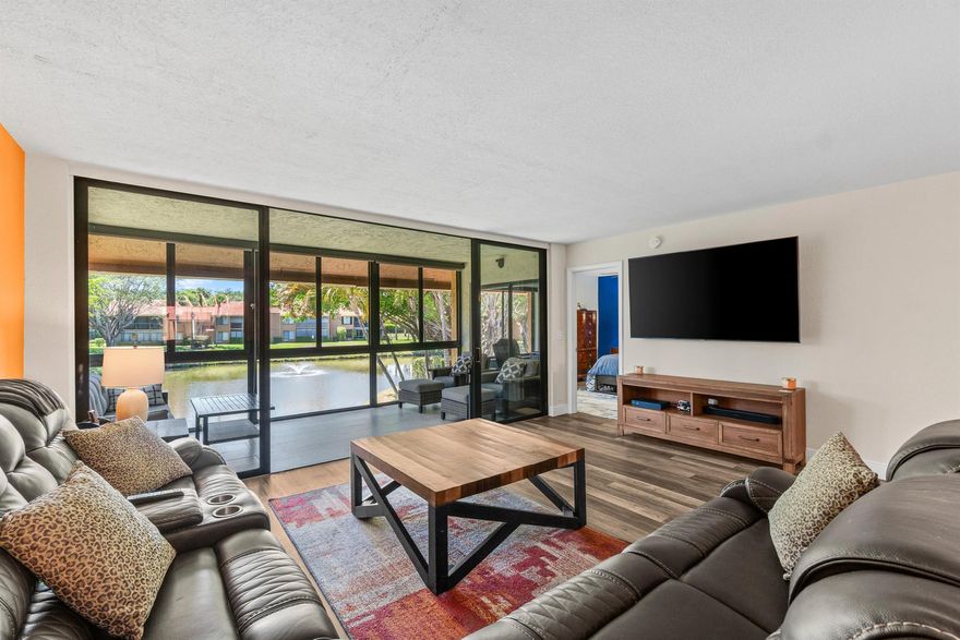 ANNUAL rental price $2,700.00 and SEASONAL rental price minimum 90 days $4,000.00ALSO LISTED FOR SALE Stunningly renovated 2-bedroom, 2-bathroom condo located in a vibrant 55+ community. This beautifully updated residence features a fully enclosed open window concept lanai, seamlessly integrated into the living space with Nest central A/C throughout. Enjoy the flexibility of impact glass windows that open at the top to let in fresh air on beautiful days. Thoughtful upgrades and a bright open layout make this home an exceptional opportunity. CABLE AND INTERNET INCLUDED.