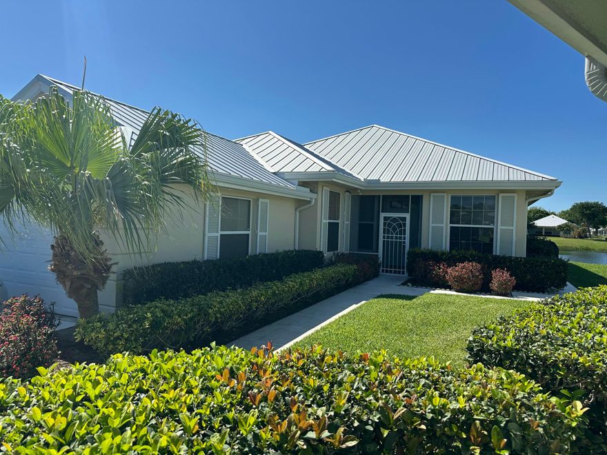 Beautifully maintained home located on a quiet cul-de-sac in desirable Palm City. This property features brand-new laminate flooring throughout, offering a fresh and modern feel. Enjoy peace of mind with a roof replaced in 2019 and an AC system updated in 2022.  Situated on a scenic lake, the home provides tranquil water views and a relaxing outdoor setting. The cul-de-sac location adds to the sense of privacy while still being conveniently close to shopping, dining, and major roadways.  A great opportunity to own a move-in ready home with key updates already completed. Schedule your showing today.