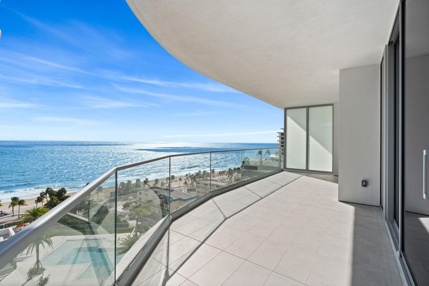 Never lived in! Stunning 2 bed + den corner residence in the newly delivered Selene Residences South Tower with direct ocean views and northern exposure overlooking the Intracoastal. Expansive wrap-around balcony and ideal split floor plan. Primary suite offers breathtaking ocean views and a huge walk-in closet. Guest bedroom and spacious den with large window enjoy beautiful northern vistas. Enjoy world-class amenities including two resort-style pools, fitness center, game rooms, and elegant social lounges. Two valet parking spaces included.