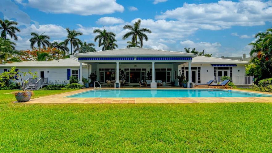 Extremely rare opportunity in East Delray Beach located just two short blocks to both downtown Atlantic Avenue and the ocean. This seaside cottage has been completely renovated and is situated on a large corner estate lot which is truly one of a kind, especially this close to town and the beach. The property has been meticulously maintained and is full of natural light and charm. The residence has been renovated and updated; however, still maintains and embraces the elegance and quaintness one would desire in a true beachside cottage. Please see full remarks for a list of upgrades and features of this Beachside Cottage. FEATURES:
" Located two blocks from the beach and East Atlantic Avenue
" Large corner Estate Lot
" Over 5,000 total square feet
" 4 bedrooms / 3.1 baths
" Decorative brick circular driveway with ample parking
" Charming front porch and entryway 
" Vaulted ceilings and natural light
" Hardwood and marble floors
" Formal living room with gas fireplace
" Dining area and family room with French door access to back grounds
" Gourmet kitchen with state-of-the-art appliances; custom cabinets; granite countertops; island with snack bar seating
" Office overlooking the pool
" Primary wing with private patio; large dual closets; primary bath with dual sinks and new tub
" Upstairs bonus room can be used as recreation room, den or media room
" Fitness room with steam shower/ full bath and or 4th bedroom
" Large Covered loggia with room for outdoor dining and living
" Oversized pool 
" Manicured grounds with plenty of green spaces
" Separate laundry room with ample storage 
" Two car garage with separate drive and entrance on Seabreeze Ave
" Dual-zoned A/C
" Impact windows and doors
" Whole house generator
" Newer pool heater
South Florida opportunity awaits at this Seaside Cottage in East Delray Beach.