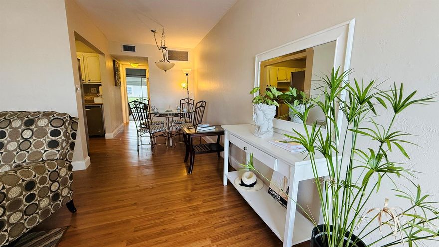WELCOME HOME! You won't want to miss this incredible opportunity right across the street from the renowned Lake Osborne - Ida Chain of Lakes bordering the expansive John Prince Park where everyday is a happy day! This 55 +  condo,  1 bedroom, 1 bathroom, with a screened balcony, 752 sq. ft is Offered FURNISHED. Step out of your house and immerse yourself into the beautiful, peaceful water views of Lake Osborne, where nature meets healthy lifestyle. Be part of the community who enjoy walking, jogging, biking, water sports, bird watching, nature trails meeting new people and much more. Not to mention the proximity to I-95, Downtown  Lake Worth Beach and the Ocean. If this is you, I'd love to host you a private tour. Enjoy Florida living at its finest!