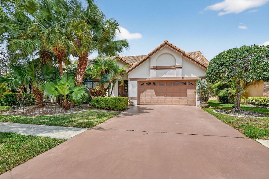 Welcome to 20174 Back 9 Dr, an updated 4BR/2BA pool home in guard-gated Boca Greens with NO mandatory country club. Set on a 0.22-acre lot with no rear neighbors, enjoy a spacious yard and screened lanai perfect for entertaining or relaxing. Inside features soaring ceilings, abundant natural light, an open layout, split-bedroom plan, Saturnia floors, and a bright white-on-white kitchen with ample cabinetry and appliances. The private primary suite is thoughtfully separated, while the second bath doubles as a cabana bath. 2-car garage, A/C 2020, low HOA, all-ages community with A-rated schools. Minutes to shopping, dining, medical, parks, Turnpike, I-95, and beaches. Optional golf/tennis available.