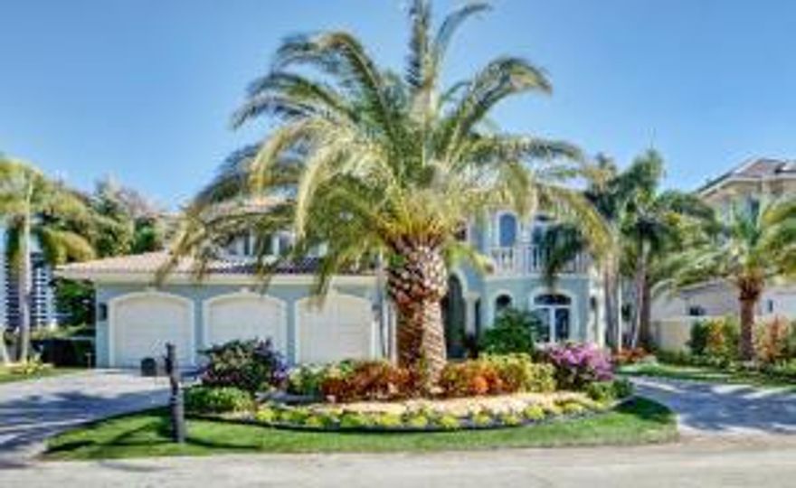 Motivated Seller! Located on an exclusive Intracoastal Island of 45 private single family homes, this Island is a true Yachtsman's paradise. Newly renovated from top to bottom with a coastal modern flair and the finest finishes this stunning home with Panoramic Direct Intracoastal views is a true waterfront utopia. This beautiful exclusive estate features a large den/office overlooking the wide open water views. Luxury Master Suite upstairs with beautiful views throughout that features a gorgeous modern large ensuite spa bathroom with entrance to private gym. Breathtaking views greet you from almost every room as you enter this large custom built home located on a prime lot directly on the Intracoastal waterway. On-pilings...