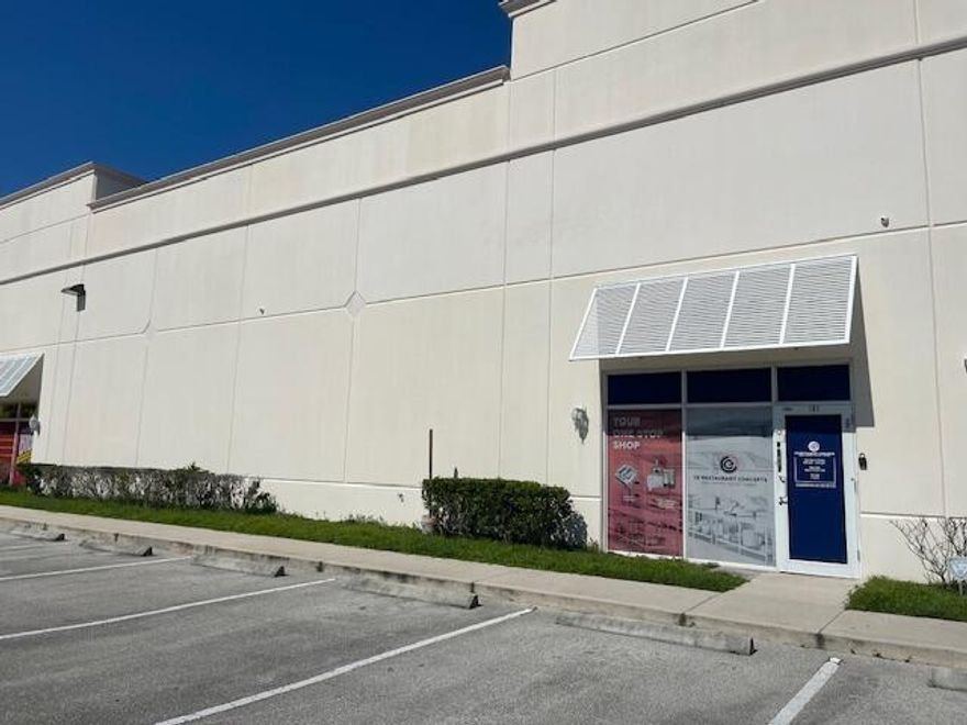 Newly upgraded flex space in the St. Lucie West business district, ideal for warehouse and office use, featuring 20' ceilings, full AC, two loading docks (one standard, one heavy-duty with a ramp), a motorized roll-up door, and a 1,700 sq. ft. second-floor office with a conference room. Amenities include two restrooms, a break room, a kitchen, a reception desk, two glass-walled offices, polished concrete warehouse floors, commercial-grade carpet in offices, a full sound system, and a security camera system. Lease rate $17/SF NNN.