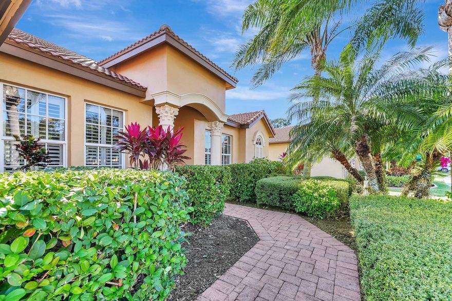 Beautiful Mediterranean home in the heart of St Lucie West. This 3B/2B/Den home complete with barrel tile roof, brick paver driveway,boast a deluxe primary suite, formal living room, dining room, eat-in kitchen, large family room, and community pool. St. Lucie West community is a well-maintained suburb with small lakes fringed by tidy neighborhoods. Home to Clover Park baseball stadium, with a minor league team and New York Mets spring training games. Shopping plazas dot St. Lucie West Boulevard, with big-box stores for clothing, electronics, and home goods. Area dining options range from American chain restaurants, Thai and BBQ, plus sports bars and brewpubs. Just minutes from boat ramps & beaches.