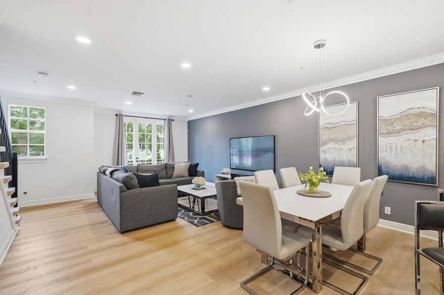 Welcome home to this stunning and bright townhome in the heart of Delray Beach. This 3-bedroom, 2.5 bath has been updated from top to bottom and is completely move-in ready. Located just a quick golf cart ride to famed Atlantic Avenue & the beach and only two blocks from the intracoastal as well as Fresh Market, Trader Joes, Publix and much more.  Enjoy your morning coffee in your private balcony or just sit back and relax soaking up the sun. The community is complete with a beautiful pool and playground. Brand new roof in 2025 and full exterior paint just completed. All assessments paid in full by current owner.