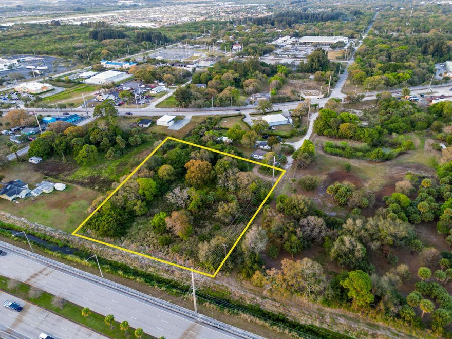 Great development opportunity in Fort Pierce featuring an assembled commercial site consisting of four combined parcels totaling approximately 1.94 acres. With roughly 230 feet of frontage along Virginia Avenue and approximately 348.5 feet of frontage along S 37th Street, the property offers excellent visibility and flexible site design for a wide range of commercial concepts.  All four parcels are zoned General Commercial, creating a strong platform for commercial services, convenience-oriented uses, professional office, and other business-forward development (buyer to verify specific permitted uses and site requirements). The site's layout, dual frontage, and positioning make it especially well-suited for pad development, small retail centers, or service-based commercial users. The location is a major advantage, with easy access to Okeechobee Road and the surrounding retail, dining, and services corridor. Approximately 2 miles to I-95 and 3.5 miles to US-1, the property is centrally positioned near key demand drivers including Indian River State College and Lawnwood Regional Medical Center, providing consistent daytime population and traffic.  The property is located just west of an established Cumberland Farms, reinforcing the corridor's viability for national and regional commercial users.  Development Note: Access improvements, including culvert installation along Virginia Avenue, will be required. This is a standard and manageable process for commercial development in this corridor and has already been successfully completed by adjacent properties.  This is a prime, well-positioned infill opportunity with strong frontage, connectivity, and zoning that supports meaningful commercial value for an end user or developer looking to establish a presence in a growing Fort Pierce market with increasing surrounding residential development.