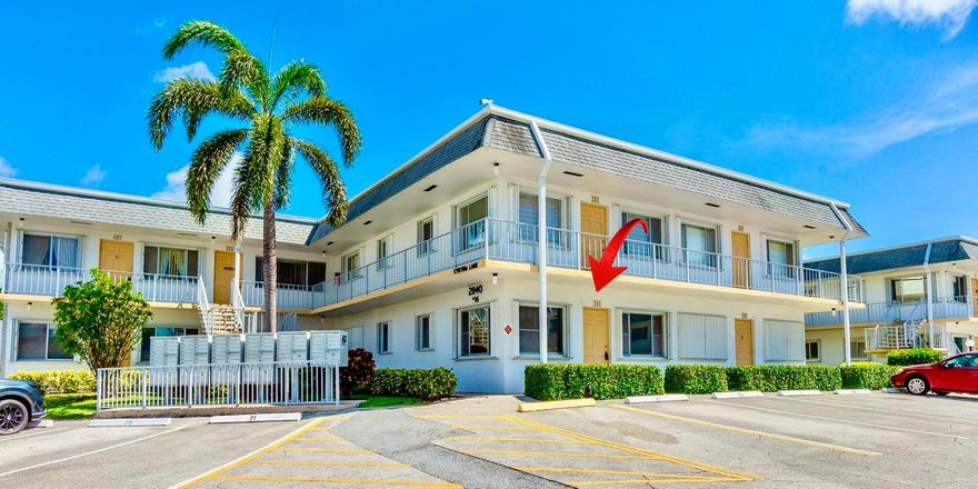 Easy & affordable South Florida Living | Furnished Corner Unit, 1-bedroom, 1-bath furnished condo in the desirable senior community called Murry Hills in Lake Worth Beach—perfect for retirees and snowbirds looking for comfort and convenience. This 734 sq. ft. first-floor corner unit offers extra windows for great natural light and includes accordion shutters throughout. The unit is clean and well maintained with tile flooring and neutral carpet. Updates include a new A/C with 12-year transferable warranty, new electrical panel (2023), and hot water heater (2021).  Located directly across from Lake Osborne, enjoy miles of walking, biking, and jogging trails right outside your door. Condo dues are $617/month and cover a wide range of amenities. Amenities including a heated pool, clubhouse, sauna, fitness center, library, and game rooms with ping pong and pool tables. This is a very active and social community with regular events like bingo, movie nights, casino trips, and water exercise classes.  Easy, low-maintenance living in a great location—just bring your suitcase and enjoy the Florida lifestyle.