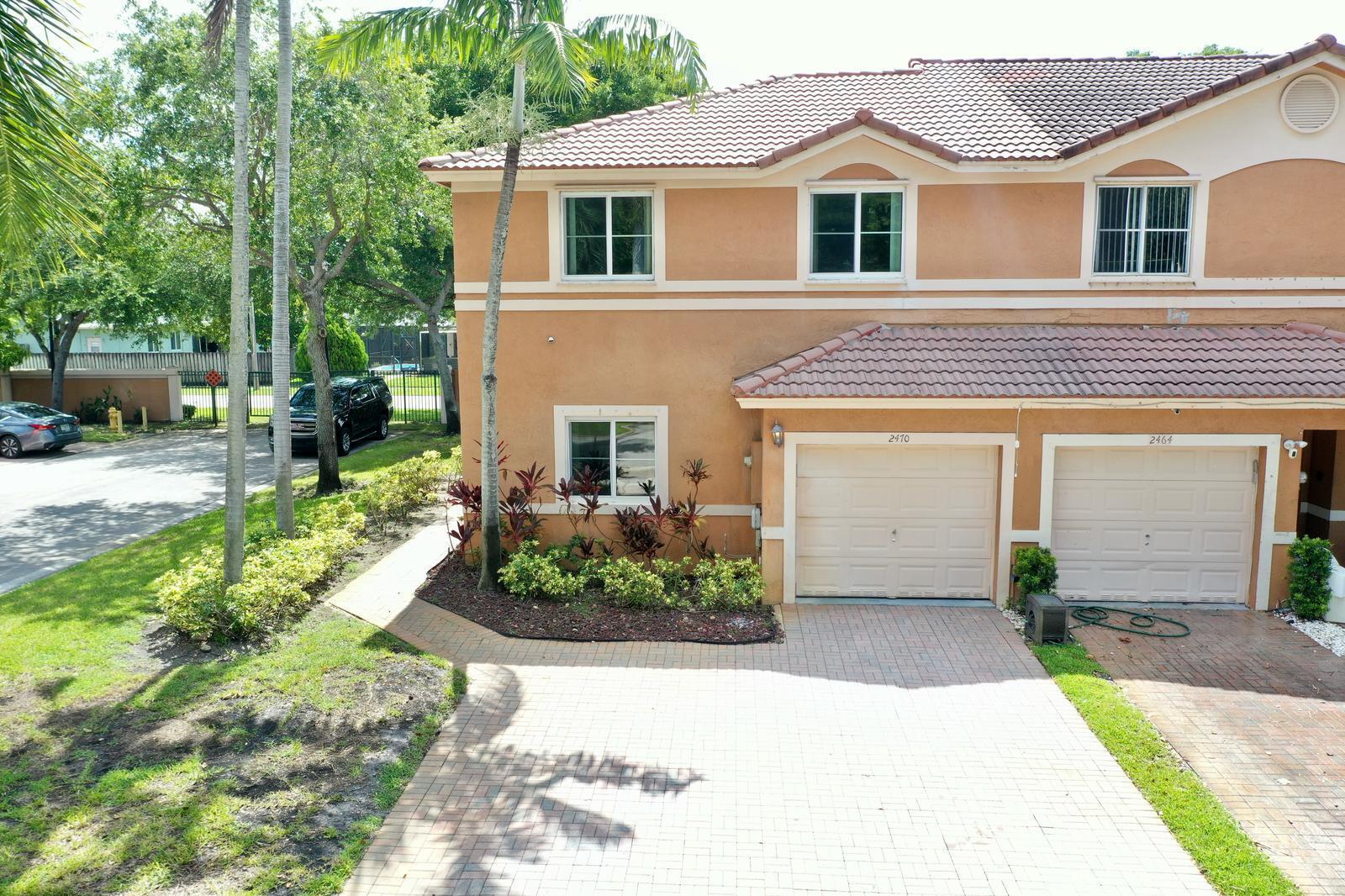 Welcome home! This townhome in the desirable Park Terrace community is freshly painted and turnkey. It's perfectly located close to fine dining, entertainment, great schools, Sawgrass Mall, the Expressway, and I-595, all within 5 minutes. Recently remodeled, it features new kitchen cabinets, granite countertops, stainless steel appliances, a new A/C unit, upgraded bathrooms, and impact windows throughout. With wood flooring in all bedrooms, tile in common areas, and a large corner unit with a screened patio, this move-in ready home won't last long. It's a must-see turnkey townhome that checks all the boxes.