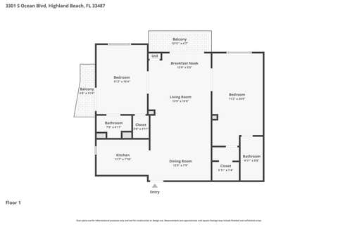 Tiny photo for 3301 S Ocean Boulevard #109, Highland Beach, FL 33487 (MLS # B26039999)