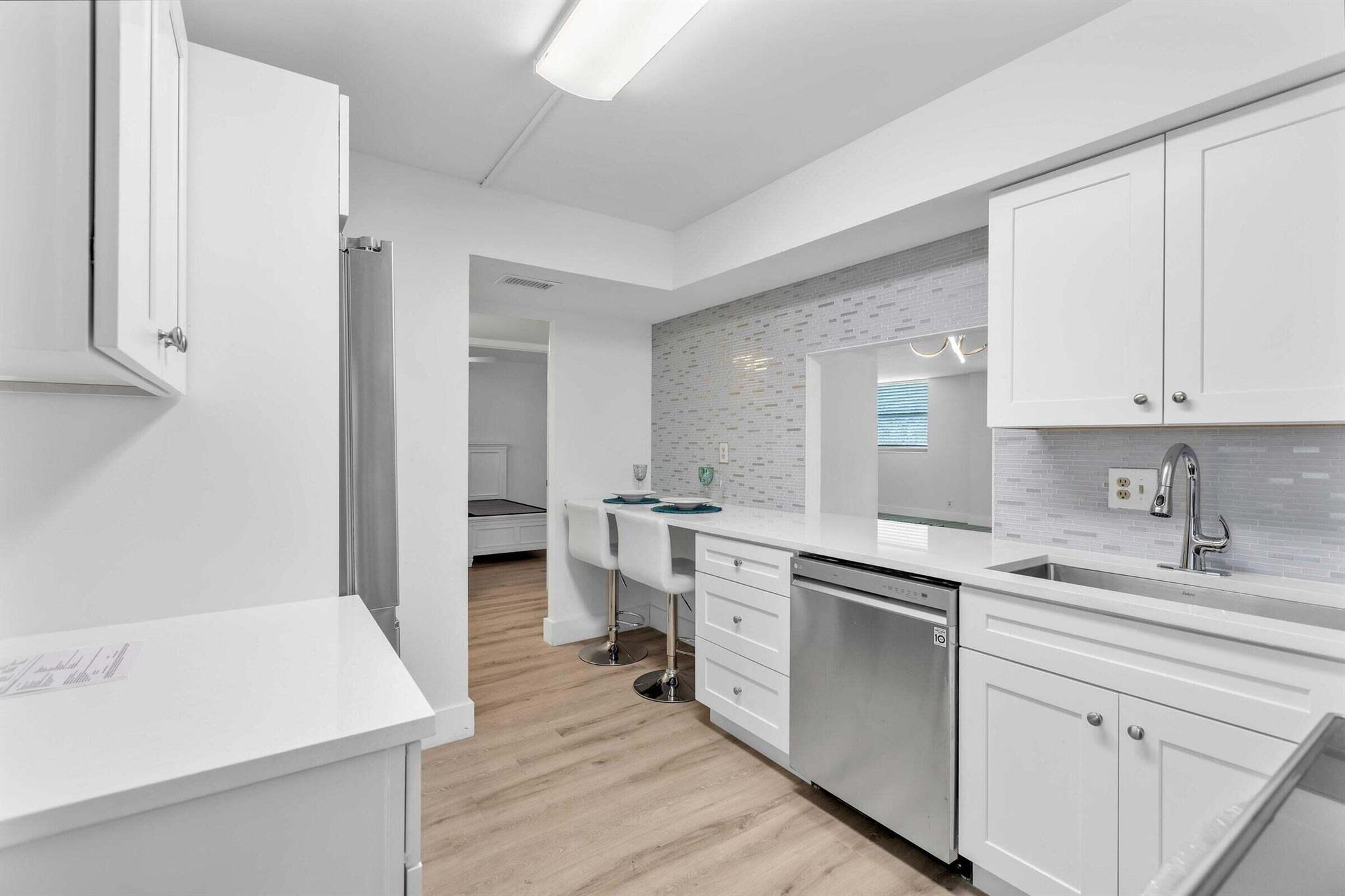Nice first floor unit. 1300 sf with lots of space. laundry inside. AC 2016. Great view to the pool area, steps from summer fun! Assigned parking spot right of entrance. Water, cable TV and internet included in low maintenance fee. It is close to I-95, shopping, restaurants and FAU. 5 minutes to the beach. All appliances were just installed. Brand new! Spotless kitchen and bathrooms. Furnished as pictures shows.