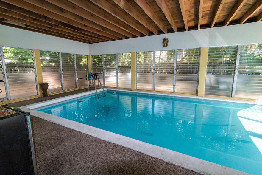 MUST SEE! This is your next dream investment property located in the tree lined, non HOA neighborhood of Eden Park in the fast developing town of Lake Worth Beach, and it is under 3 miles from the sand!

This unique 3 bedroom, 2 bathroom home features a solar heated indoor swimming pool which could be converted into a stunning indoor/outdoor entertaining area to enjoy the Florida Summers. 

The Lake Worth Beach area is thriving with culture and community engagement year round. Local amenities include the Lake Worth Golf Club, Lake Worth PlayHouse, and eclectic mix of shops, art galleries and eateries. For those outdoor lovers, just 2 miles down the road you can enjoy the peaceful scenery that The Snook Islands Natural area provides. 

Don't Miss this opportunity!