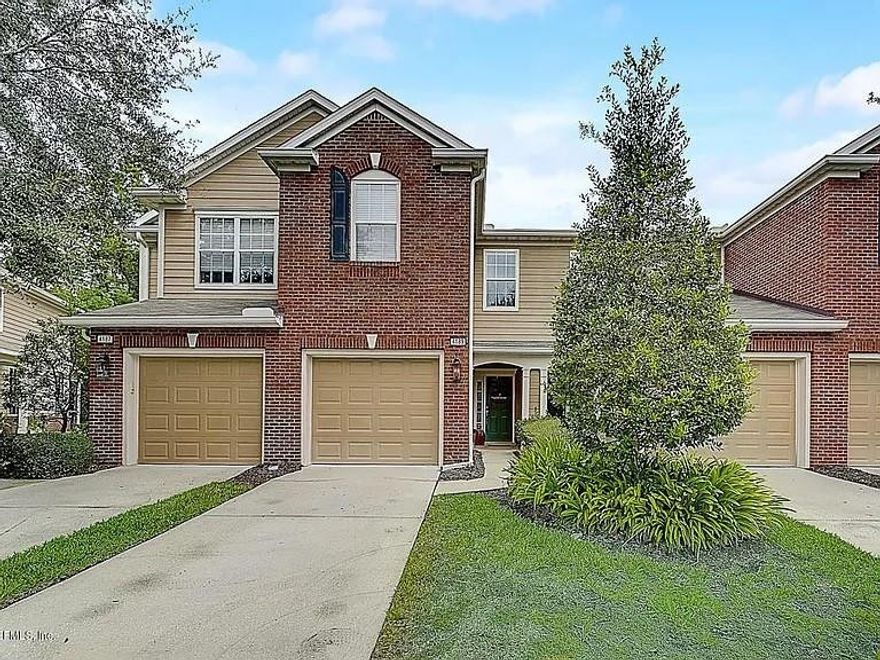 Excellent 3BR/2.5BA townhome with attached 1-car garage located in the highly desirable Ironwood gated community. This rare opportunity features an open floor plan with a spacious great room Upstairs, the owner’s suite boasts vaulted ceilings, a walk-in closet, & an en-suite bath with dual vanities and a standing shower. Two additional bedrooms share a full bath, and the laundry is conveniently located upstairs. Enjoy outdoor living on the screened-in, tiled patio. Highlights include a newer roof (2023), and ample guest parking. Two pools, clubhouses, fitness centers, and more. Ideally located near Town Center, shopping, dining, St. Vincent’s, downtown, and with easy access to major highways. This home perfectly blends comfort, convenience, and community living—don’t miss it!