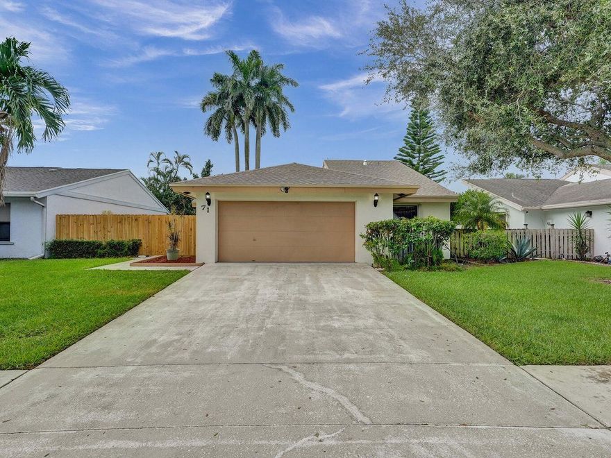 RENTAL ALERT!! Step into this beautifully updated single-family home in the coveted Meadows community. This 3-bedroom, 2-bathroom gem has undergone a stunning contemporary makeover with a Brand New Roof!!! As you step inside, you'll be greeted by a bright and airy open floor plan, adorned with stylish tile flooring. The bedrooms are thoughtfully separated for added privacy, and the high vaulted ceilings give the space a grand feeling. The kitchen and bathrooms have been completely redone, boasting stainless steel appliances and gorgeous granite countertops. The primary suite is a true sanctuary, featuring a spacious walk-in closet, Stylish sink, an oversized shower. 30 Day Approval Period.