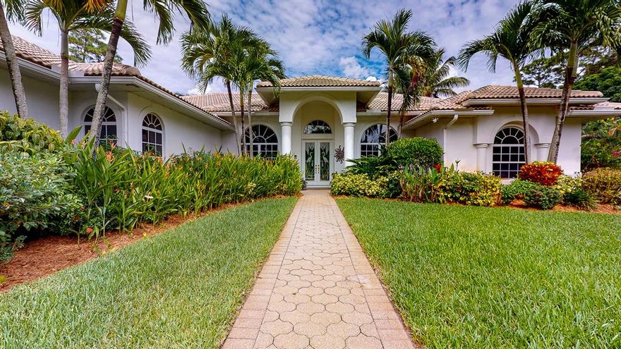 205' feet of pristine waterfront with direct access to Atlantic Ocean, 70' dock plus 10,000 lb lift with separate hook-ups. Lift has remote.
Custom Built, 2002, 3 bedroom, 3 bath, plus office/den and 3 car garage.
RV parking with full hook-ups
Salt Water pool and jacuzzi - also on remote
New kitchen and marble flooring
Panoramic water views in prestigious Four Rivers
This house has it all - a Must See!