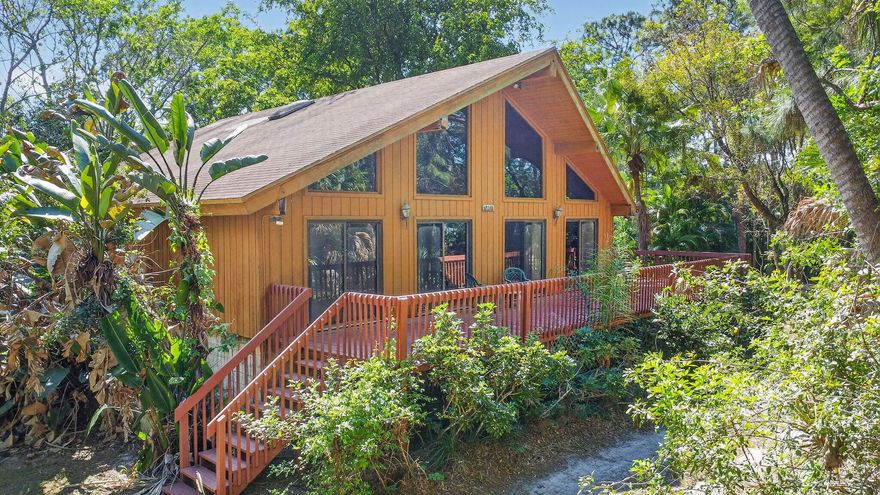 COUNTRYSIDE CHALET STYLE 4/2 LOFT POOL HOME ON FULLY FENCED 1.16 AC. 1 BDRM AND LOFT ARE UPSTAIRS. NEW DRAINFIELD 2017, NEW CARPET IN 2ND AND 3RD BEDROOMS 2025, NEW REFIG, DISHWASHER, AND MICROWAVE.  TWO STALL BARN AND TWO SHEDS. POOL IS SERVICED EVERY WEEK, NEW POOL FILTER JUST INSTALLED. WATER SYSTEM IS SERVICED MONTHLY. HOME IS NOT INSURED. CASH ONLY.