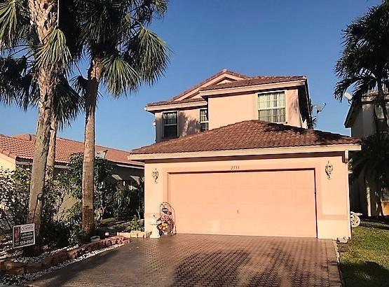 READY AND AVAILABLE LOWEST PRICED 5 BEDROOM/ 3 BATH HOME IN SOUGHT AFTER SILVER SHORES IN MIRAMAR. PRICED TO SELL, THIS IS YOUR OPPORTUNITY TO MAKE THIS HOME YOUR OWN. 4 BEDROOMS AND 2 BATHROOMS UPSTAIRS, PLUS A DEN/OFFICE (COULD BE A 5TH BEDROOM OPTION) WITH A FULL BATHROOM DOWNSTAIRS. FULL SIZE LAUNDRY ROOM UPSTAIRS. AMPLE 2 CAR GARAGE WITH PAVERED DRIVEWAY. CONVENIENT ACCORDIAN SHUTTERS UPSTAIRS.