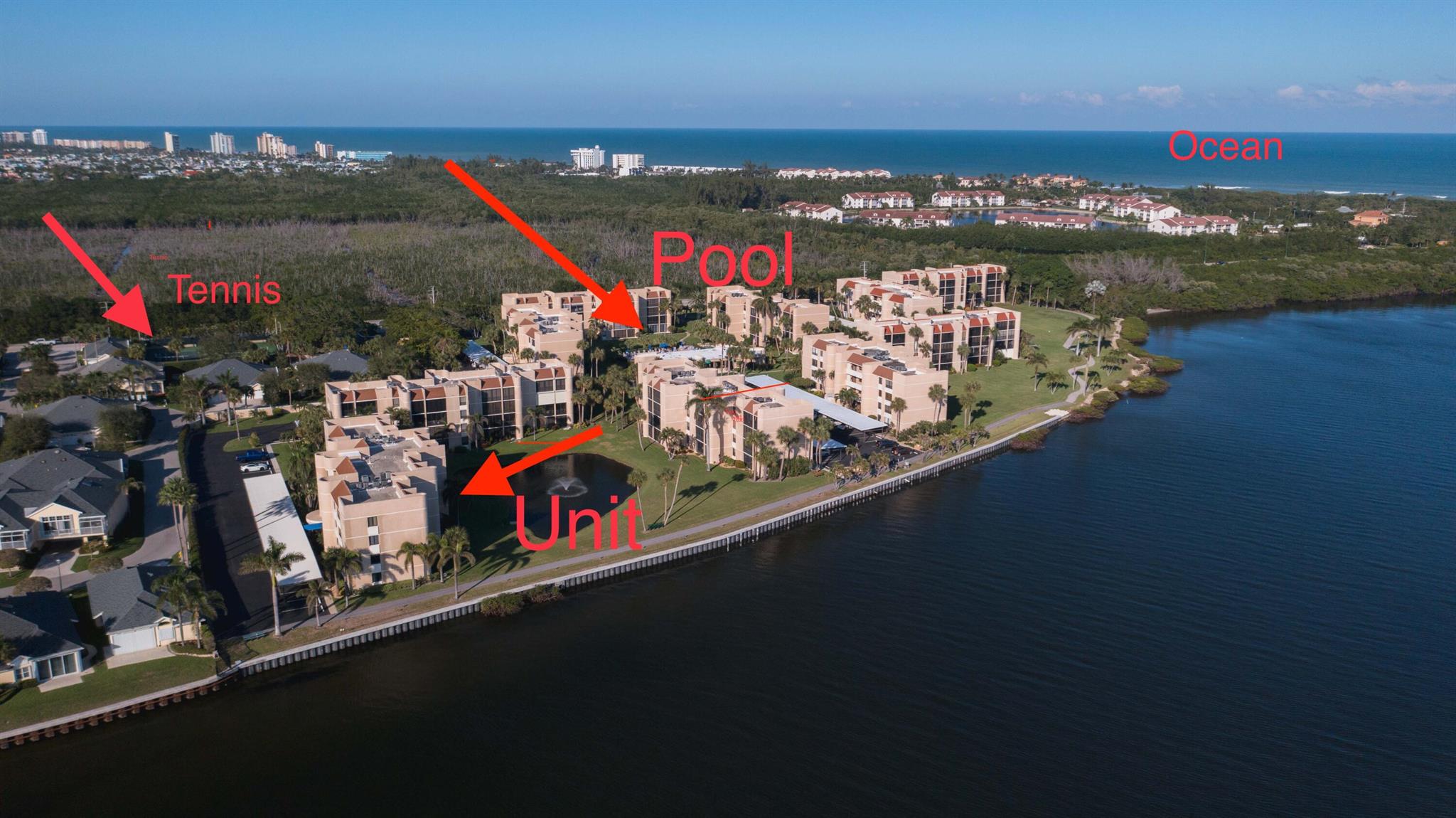 AVAILABLE FOR OFF SEASON RENT! SPACIOUS RENTAL WITH INTER-COASTAL WATERVIEW! TWO SPLIT BEDROOMS, UPDATEDUNIT. FIRST FLOOR UNIT WITH LOTS OF STORAGE, ONE ASSIGNED UNDER COVER PARKING WITH EXTRA GUEST PARKING. COMMUNITY IS A MINTUE TO THE BEACH, WALKING PATH AROUND THE COMMNUITY, FITNESS CENTER, TWO POOLS, PLENTY OF ACTIVITIES WITH TENNIS AND PICKLEBALL COURTS. CLOSE PROXIMITY TO RESTAURANTS AND SHOPPING! WONDERFUL WINTER RETREAT!!