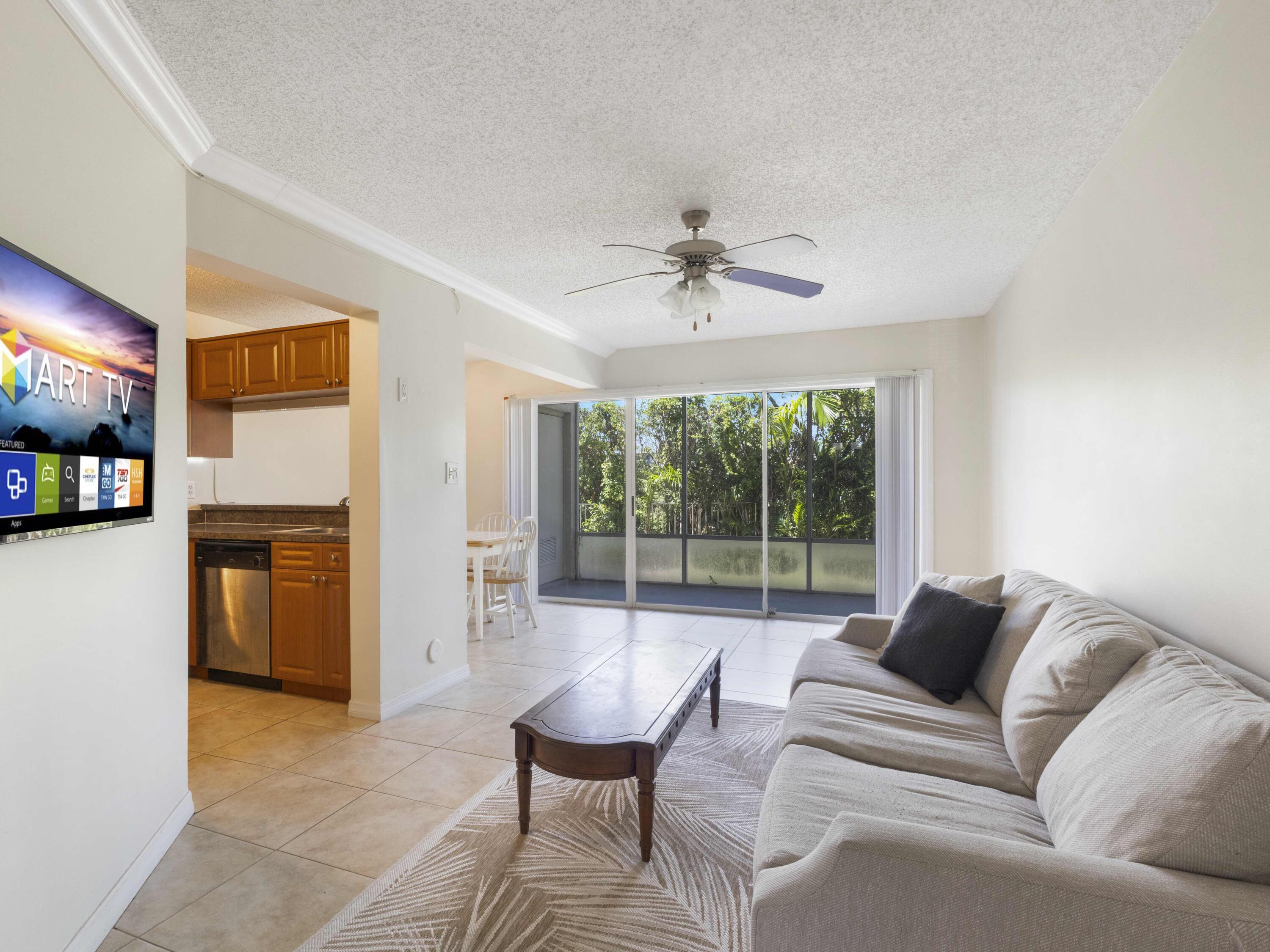 A Must-See! This charming 1-bedroom, 1-bath first-floor unit is located in a beautifully maintained gated community in the heart of West Palm Beach. The spacious layout features stainless steel appliances, a generous walk-in closet, and plenty of natural light throughout. Enjoy resort-style amenities including a clubhouse, pool, fitness center, and more. Just minutes from shopping, dining, beaches, and major highways--this location truly has it all. Whether you're a first-time buyer or an investor, this unit offers strong rental potential and long-term value.