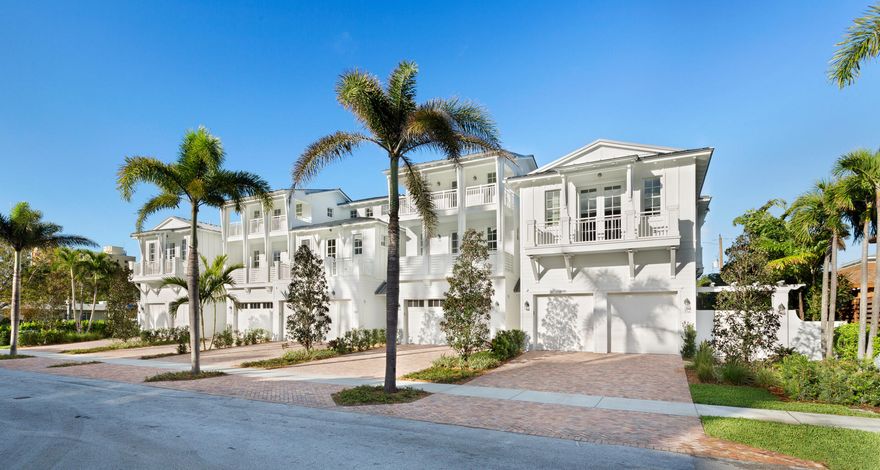 Built in 2019, this chic three-story three-bedroom townhome is within a block to Delray Beach's downtown Atlantic Avenue and the ocean. All rooms open to private terraces offering serene views. Details include impact glass throughout, wood-plank flooring, an open-floor-plan living area, a luxury primary bedroom with a spa-inspired bathroom, and a club room with a wet bar and ensuite half bathroom. LOCATION: 

106 Andrews, Delray Beach, Florida: SeaGlass Cottages, an enclave of five Island Contemporary Townhomes built in 2019, is ideally located in the heart of Delray Beach, just one block from the ocean and vibrant downtown Atlantic Avenue with its boutiques, cafes and eateries. 

PROPERTY: 
 
Tropically landscaped with a brick-paved driveway, this new townhome is introduced by a private gated courtyard. In the secluded walled back yard, the covered loggia overlooks a sun-splashed plunge pool backed by a waterfall wall. 

RESIDENCE:  

Just one block from Delray Beach's vibrant Downtown Atlantic Avenue with its boutiques, cafes and eateries, and one block from the town's award-winning sand-carpeted beaches and ocean, this fabulous Island-Contemporary masterpiece, an exquisite marvel designed by the renowned architect Richard Jones and built in 2019 by Seaside Builders, is defined by  elegant, crisp, clean lines and a spectacular modern visual theme that sets a dramatic stage. Abounding in beautiful custom features and fine finishes, details include handsome wood-plank flooring, designer tiles, custom built-in cabinetry, decorator ceilings, and  impact windows and doors throughout. With three bedrooms and 4,940 +/- total square feet, its well-conceived floor plan accommodates spacious interiors with all rooms opening to private treetop-view terraces. In the great room, floor-to-ceiling sliding doors access the pool-view loggia for ideal indoor/outdoor living and entertaining. Just adjacent is the center-island kitchen, fitted with professional-grade Miele appliances and Kitchen Art contemporary cabinetry topped with quartz counters. On the second floor, along with a luxurious guest bedroom suite, the primary suit comprises two custom-fitted walk-in closets and a spa-inspired quartz-finished bathrooms with custom cabinetry, dual sinks, a water room with a tub and shower, and a water closet. On the third floor are a private guest bedroom suite and a fabulous club room, crowned with a wood beamed, tongue-and-groove paneled ceiling and featuring a wet bar with a mini refrigerator. Completing the layout are a half-bath adjacent to the club room, a powder room, laundry, and the two-car garage with a poly-coated floor. Amenities include a Sonos sound system, private elevator, full-house natural-gas Briggs generator, natural gas accommodation, and a tankless hot water heater. This must-see offering is the ultimate for easy South Florida-style living!


The information herein is deemed reliable and subject to errors, omissions or changes without notice.  The information has been derived from architectural plans or county records. Buyer should verify all measurements. 

DISCLAIMER: Information published or otherwise provided by the listing company and its representatives including but not limited to prices, measurements, square footages, lot sizes, calculations, statistics, and videos are deemed reliable but are not guaranteed and are subject to errors, omissions or changes without notice. All such information should be independently verified by any prospective purchaser or seller. Parties should perform their own due diligence to verify such information prior to a sale or listing. Listing company expressly disclaims any warranty or representation regarding such information. Prices published are either list price, sold price, and/or last asking price. The listing company participates in the Multiple Listing Service and IDX. The properties published as listed and sold are not necessarily exclusive to listing company and may be listed or have sold with other members of the Multiple Listing Service. Transactions where listing company represented both buyers and sellers are calculated as two sales. Cooperating brokers are advised that in the event of a Buyer default, no financial fee will be paid to a cooperating Broker on the Deposits retained by the Seller. No financial fee will be paid to any cooperating broker until title passes or upon actual commencement of a lease. Some affiliations may not be applicable to certain geographic areas. If your property is currently listed with another broker, please disregard any solicitation for services. Copyright 2024 by the listing company. All Rights Reserved.