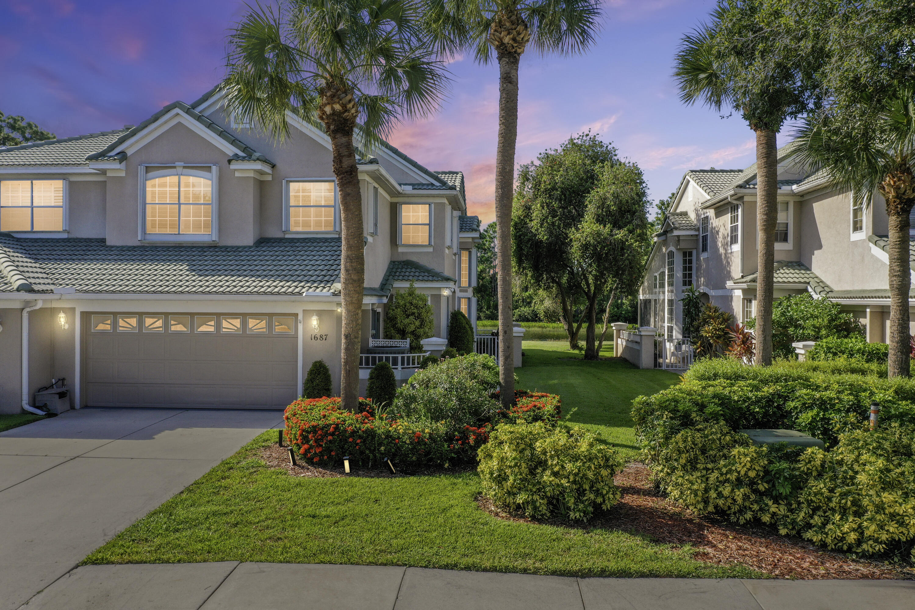 Looking for a spacious and updated townhome? This exquisite home in Lake Charles has an open feel with a unique enclosed lanai and beautiful lake views. Enjoy the private boat dock and a community with fantastic amenities like a clubhouse, pool, tennis, and pickleball--all included in your rent. The home is perfect for flexible living with two primary suites and a third en-suite bedroom. The modern kitchen features granite countertops, stainless steel appliances, and plenty of storage. Other features include new flooring, accordion storm shutters, and a garage. An annual lease is required, along with first, last, security, and a $250 application fee. One small pet under 30lbs is allowed.