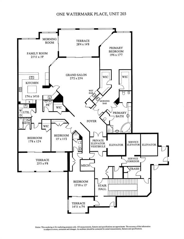 ONE WATERMARK PLACE OF THE PALM BEACHES CONDOMINIU - Residential