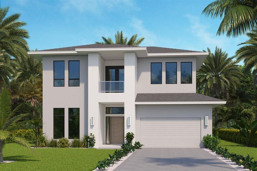 This magnificent new construction estate is located in the highly desirable Blue Cypress neighborhood within Palm Beach Polo & Country Club. Offering a stylish, modern twist on a classic contemporary design, this home features 3 bedrooms, 4 full and one half bathrooms, study, private pool, and a 2-car garage. Professionally designed by renowned Soco Interiors, the bright, serene interior boasts cathedral ceilings, beautiful Oak wood floors throughout, a great room with an eccentric linear gas fireplace, and luxurious Marble mosaic-tiled baths.