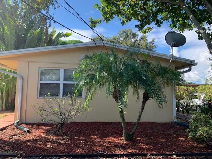TWO parking spots in the heart of Wilton Manors!!...efficiency apartment included.Just a block from Wilton Drive, this corner unit is tucked away in a quiet, secluded location in the back of Wilton Village.  This one story building only has 4 units.Central heat and air.  2 assigned parking spaces.  Low maintenance ($183 per month).  Wilton Village has a heated pool, laundry facilities onsite. No waiting period to rent.  Minimum 365 day rental period.  Pets allowed up to 25 lbs. This unit is tenant occupied until November 30, 2022.  This is the lowest priced condo currently on the market in Wilton Manors.