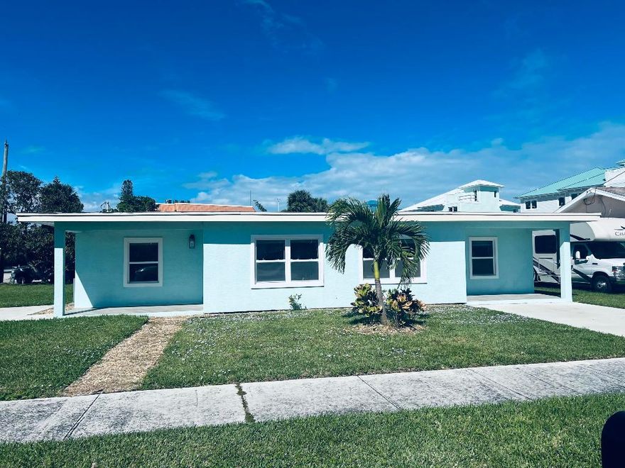 BEAUTIFUL REMODELED UNITS...LOCATION CLOSE TO BEACH, SHOPS AND RESTAURANTS,  UNIT A (APPROX 960 LA) LARGE PATIO & LAUNDRY RM.  UNIT B (APPROX 900 LA) LARGE PATIO & LAUNDRY AREA.  EACH UNIT HAS IMPACT WINDOWS, A BIG STORAGE AREA, ALL CERAMIC TILED FLOORS, PADDLE FANS AND BLINDS.  ROOF IS 2018, A/C 2021 AS PER OWNER