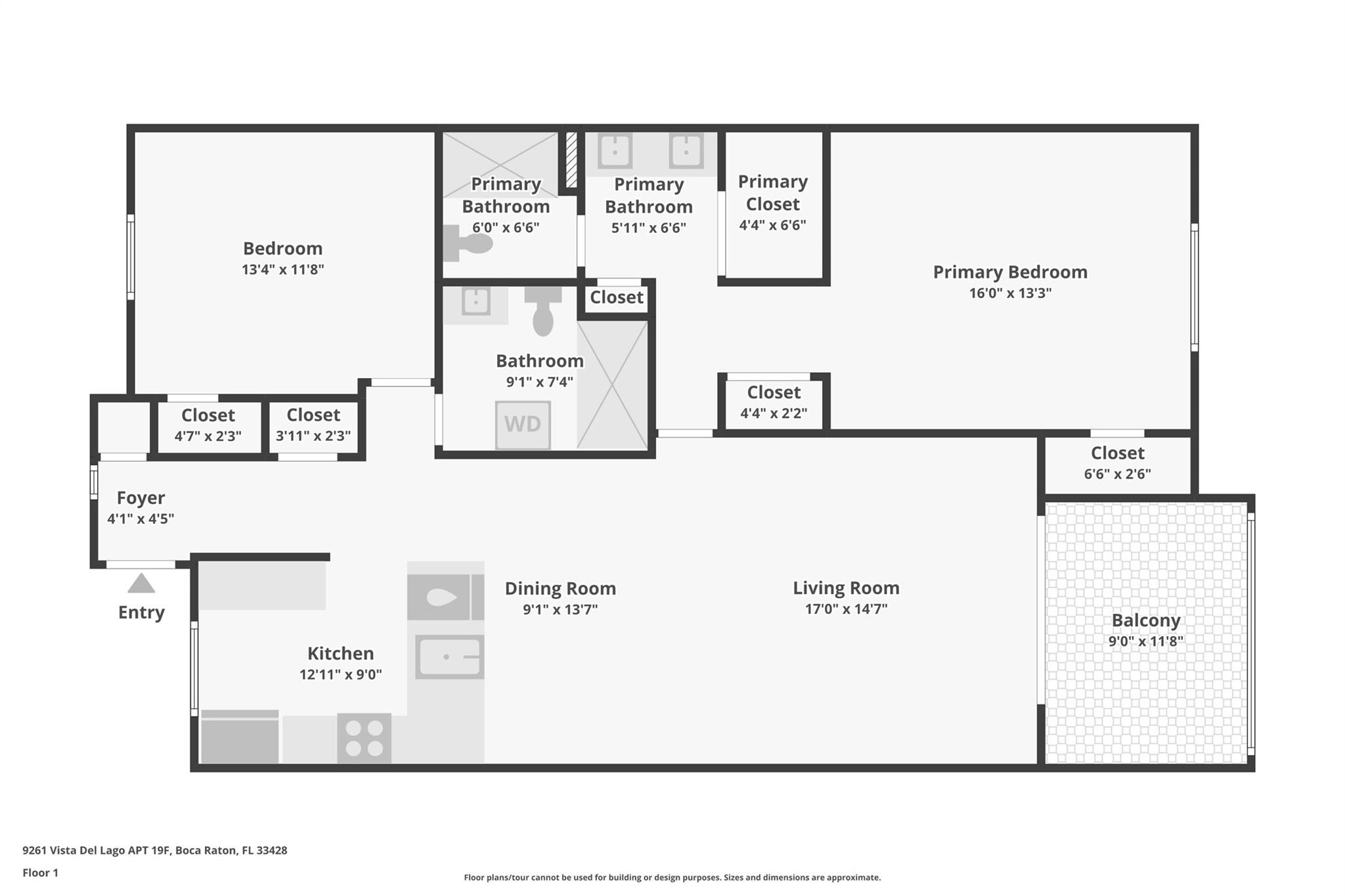 9261 Vista Del Lago 19F