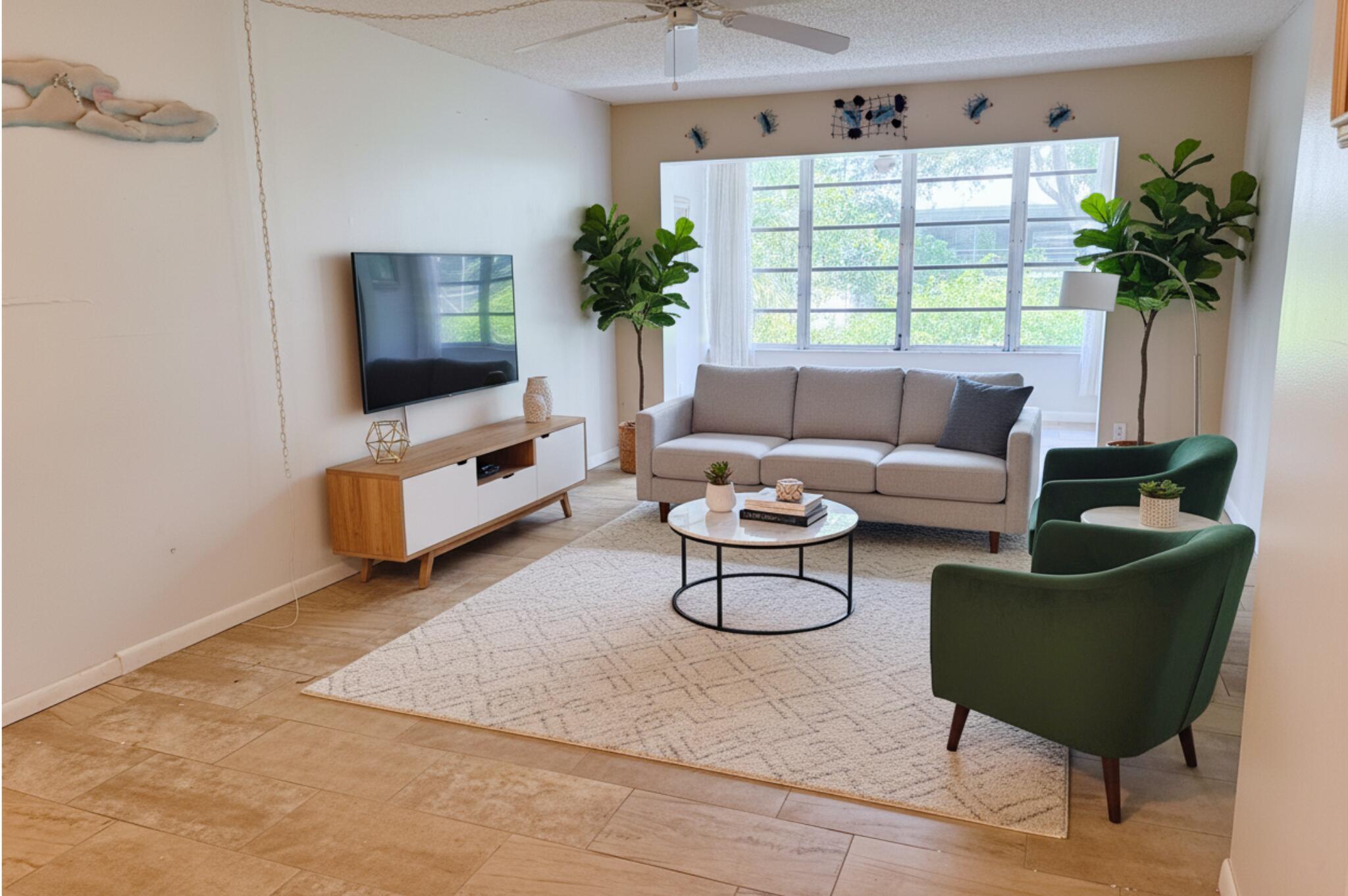 Welcome to this 2-bedroom, 2-bath condo in the highly desirable Sabal Pine community. This light and bright second-floor unit features an open floor plan, spacious living and dining areas with serene garden views. The kitchen offers ample cabinetry and counter space, while both bedrooms are generously sized with plenty of closet storage. Enjoy the convenience of in-unit laundry. Sabal Pines is a well-maintained community offering a Pool, Shuffleboard, Clubhouse, and lush landscaping. Ideally located just minutes from I-95, shopping, dining, and vibrant downtown Delray Beach with its beautiful beaches. Perfect for year-round living or as a seasonal retreat. AC 2013 | Water Heater 2024