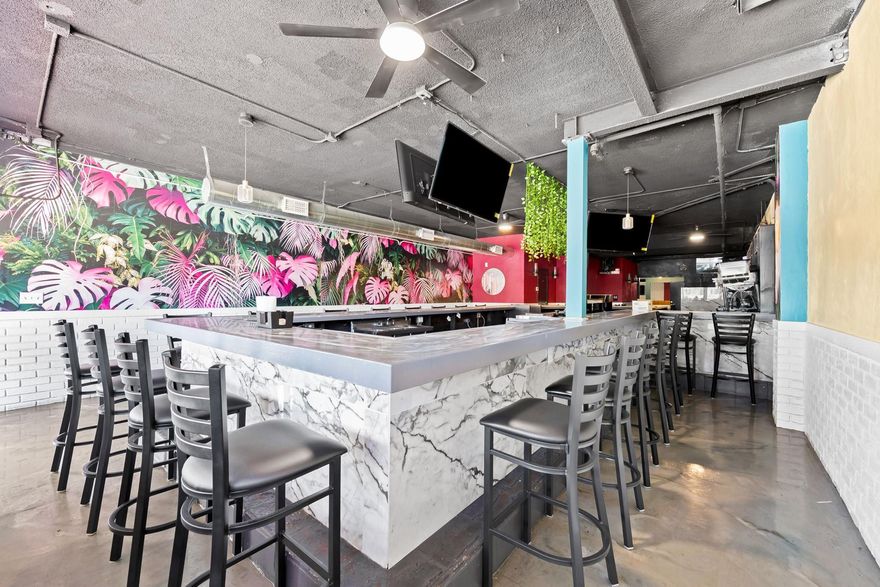 Perfectly positioned between Federal Highway and A1A/Ocean Boulevard and just minutes from the beach, this high-visibility location is surrounded by a thriving mix of popular dining destinations, retail, and residential communities. The 3,080-square-foot interior features a large built-out bar, hood, grill, fryers, oven, refrigeration units, ice maker, and a 1,000-gallon grease trap, ensuring a true plug-and-play setup. Ample parking is available with both free and metered options in front, plus an additional 10 shared spaces in the rear. With excellent signage potential directly on Oakland Park Boulevard and neighboring restaurants like Goldberg’s Bagels, Sicilian Oven, and Rainbow Palace, this location offers unmatched visibility and built-in demand from both locals and visitors.