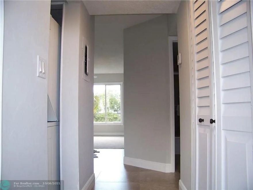 This condo is ready for your most discerning tenants. This unit is meticulously maintained. Its been gone over
 from top to bottom. Newer a/c, travertine floors in kitchen and dining area. High end kitchen
 cabinets, newer appliances, and bathroom vanities, pedestal sink in guest bathroom, community pool. Building
 has stairs and an Elevator. Located in the heart of Coral Springs walk or drive to Dining, Shops, Hospital and easy
 access to highways. Zoned for excellent schools. HOA requires 620 credit score or higher. Prefer 3x rent for
 income qualification.