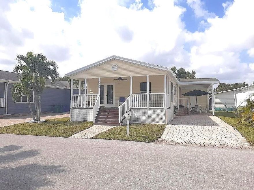 Highly sought after Coral Cay Plantation an age specific Community located in Margate Fl.  This Builders Unit is impeccably maintained and only lived in once. This residence offers a perfect blend of style and convenience, making it ideal for anyone looking for a tranquil sunny Florida lifestyle. This 3 bed 2 bath 1400 square foot home is ideal for anyone who wants space for visiting family members. Coral Cay is a gated community with an active security guard. It also has 2 heated pools 2 clubhouses fitness center, spa, tennis, basketball and bocce courts. This is a pet friendly community and includes water. A must see!!