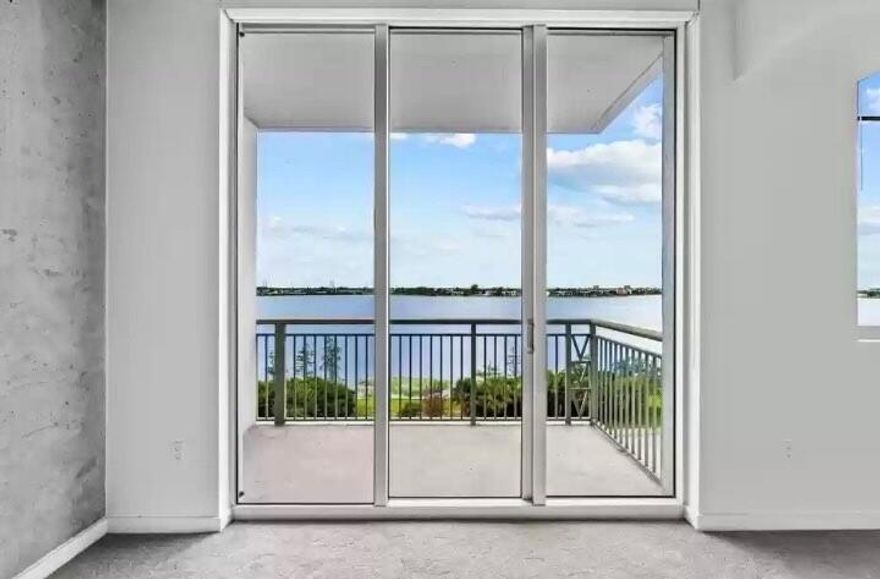 Spacious & Beautifully Unfurnished or Furnished 1/1 with absolutely stunning SUNSET WATER VIEWS available NOW. Brand New Tile Floors, no carpet. Overlooking Clear Lake, this is one of the LARGEST 1 brdm floor plans at highly desired THE EDGE CONDO building in the heart of Downtown WPB. THE EDGE is an ultra modern luxury building with 10+ ft ceilings, exposed concrete, & wonderful resort style amenities: including 24 hour concierge/security, Amazon Hub, high speed WiFi, 75' Olympic size pool with cabanas & jacuzzi, clubhouse, state of the art fitness center, zen room, BBQ grills, & business center. Walk to The Square and Clematis. Minutes away from PB Island shops/restaurants/beaches, PBI Airport, Brightline high-speed train & so much more. 1 garage space, guest parking available.