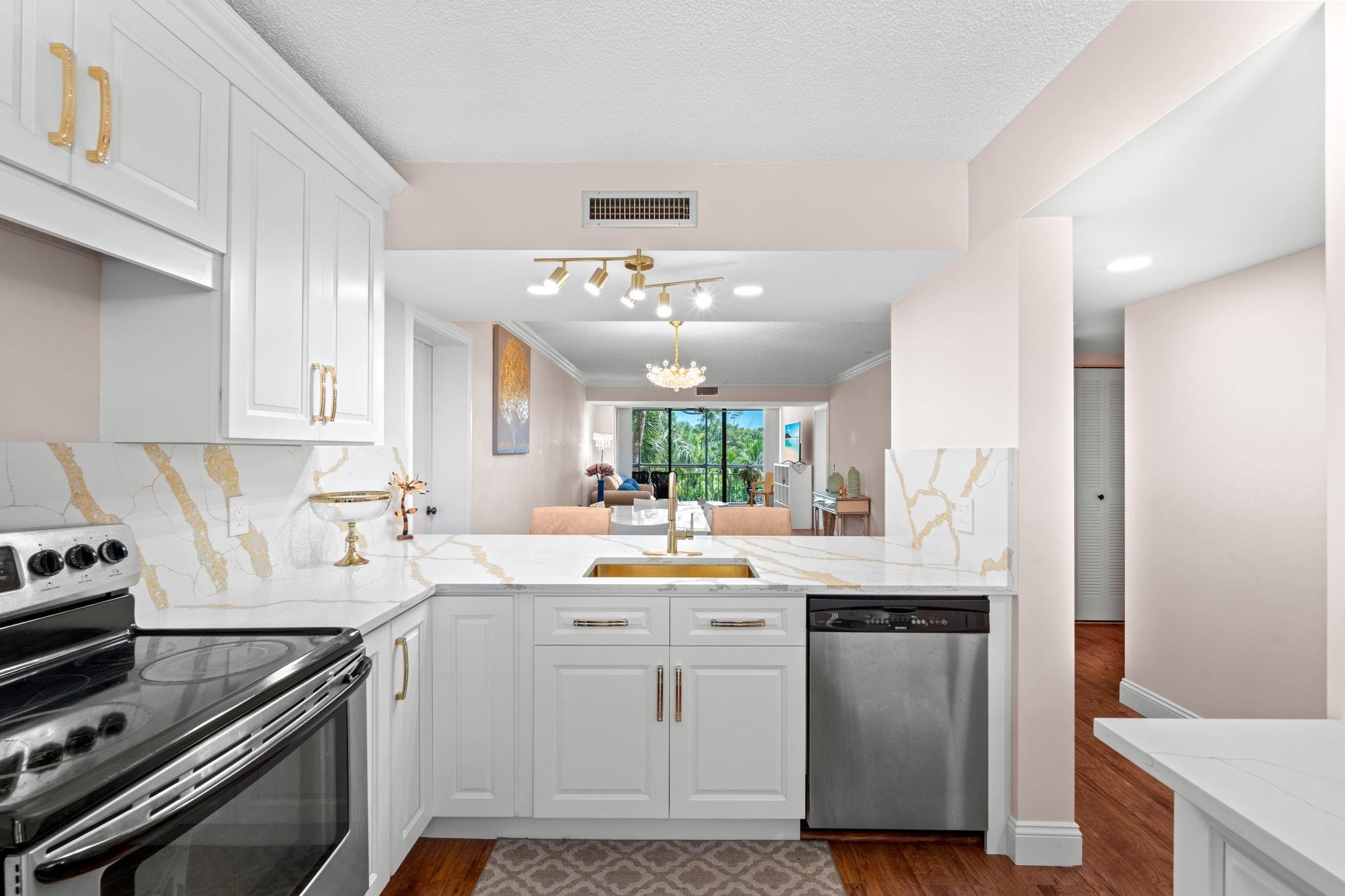 Luxury, location, and lifestyle come together in this rarely available 3rd-floor corner unit, offering exceptional privacy and natural light. This beautifully updated 2-bedroom, 2-bath condo is located in an all-ages community on Camino Real, just minutes from Boca’s top A-rated schools, Mizner Park, the beach, and the Intracoastal. Enjoy two screened balconies, a newly renovated kitchen with stainless steel appliances, updated flooring, a full laundry room with extra storage, and a bonus room perfect for a home office, playroom, or gym. The spacious primary suite features a large walk-in closet. And the Pool just steps away, this is resort style, living with everything Boca Has to offer!
