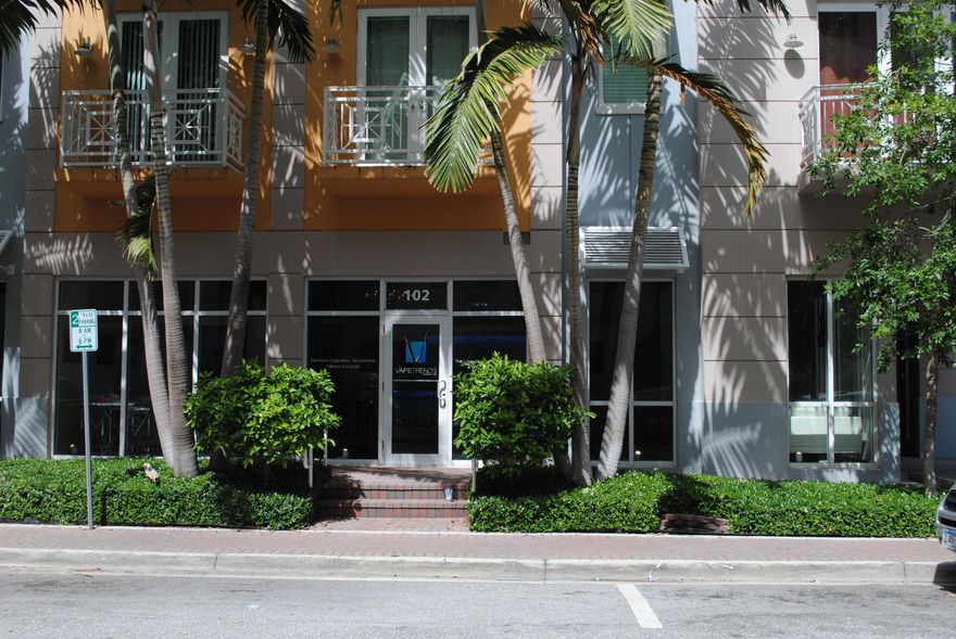 This Delray Beach, Florida, commercial/retail/office 
space is approximately 1,210 square feet. 
Located in central downtown Delray Beach, the 
Property is situated at 12 SE 1st Avenue, Delray 
Beach, Florida. 
Just yards from Atlantic Avenue, and the core of the 
shopping and entertainment district of Delray Beach, 
this is a recently painted prime retail space. 
Recently built residential development projects to the 
South and East, provide a high volume of foot traffic, 
as does the 200 space public parking structure 
immediately South of the property.