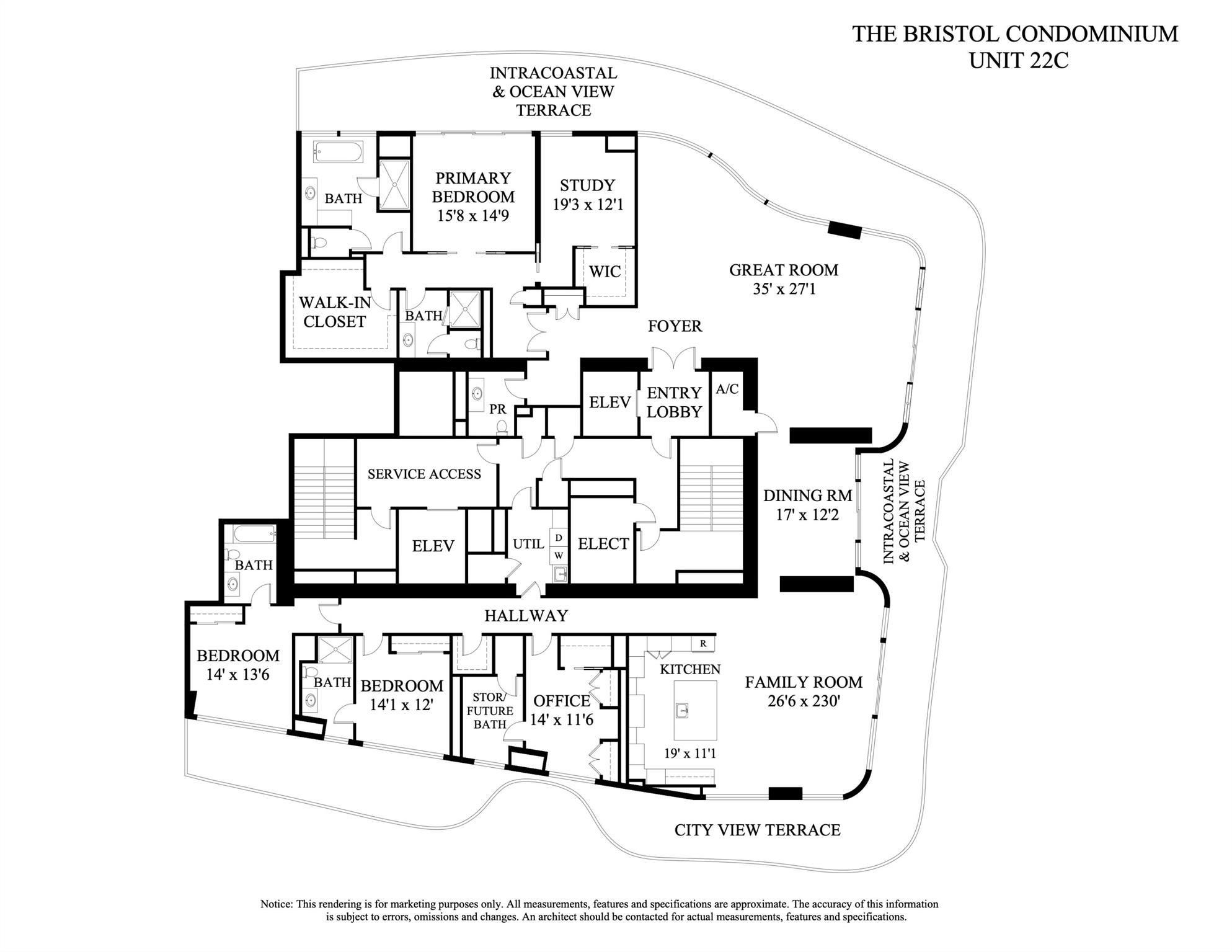 Photo 47 of 47 of 1100 S Flagler Drive 2203 condo