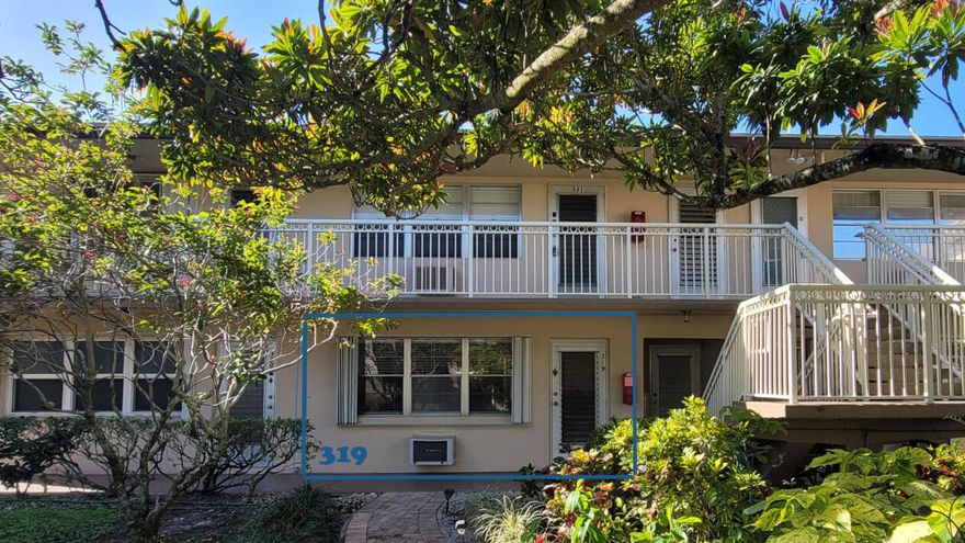 Cozy 1/1 condo with natural light, conveniently located on the first floor with a nearby laundry area. Plus, enjoy a beautiful green space with a BBQ area gathering!

Come and enjoy a resort where you will find a nice club house, game rooms, tennis courts, pickle balls courts, pools, fitness center sauna, pools and more. This great community  is close to PBI airport, to downtown restaurants, beaches and shopping.