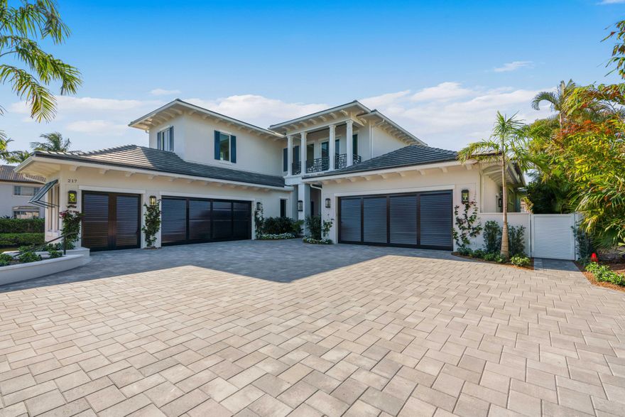 Unequaled waterway location on point lot surrounded by 300' of private Admirals Cove waterways. January 2020 completion by premier builder Courchene Development. Sensational views facing S/SE include views of ICW.  4 bedrooms plus clubroom, 4.5 car garage, elevator, 24X24 marble/limestone flooring,  Gourmet open kitchen, butler's pantry, wine room. Enjoy the ultimate in outdoor living:  30x26 loggia, fireplace, summer kitchen, fountains, fire pit and infinity pool, spa and sunshelf. Private dock with large sundeck for up to 66' boat only 5 min from ICW. Required golf membership purchase conveys all the first class amenities of Admirals Cove including two renovated clubhouses, 45 holes of golf, 5 restaurants, 63 slip brand new marina with floating docks, Yacht Club, 13 har tru tennis courts, state of the art fitness and spa, Covesters kids club and Platinum service.