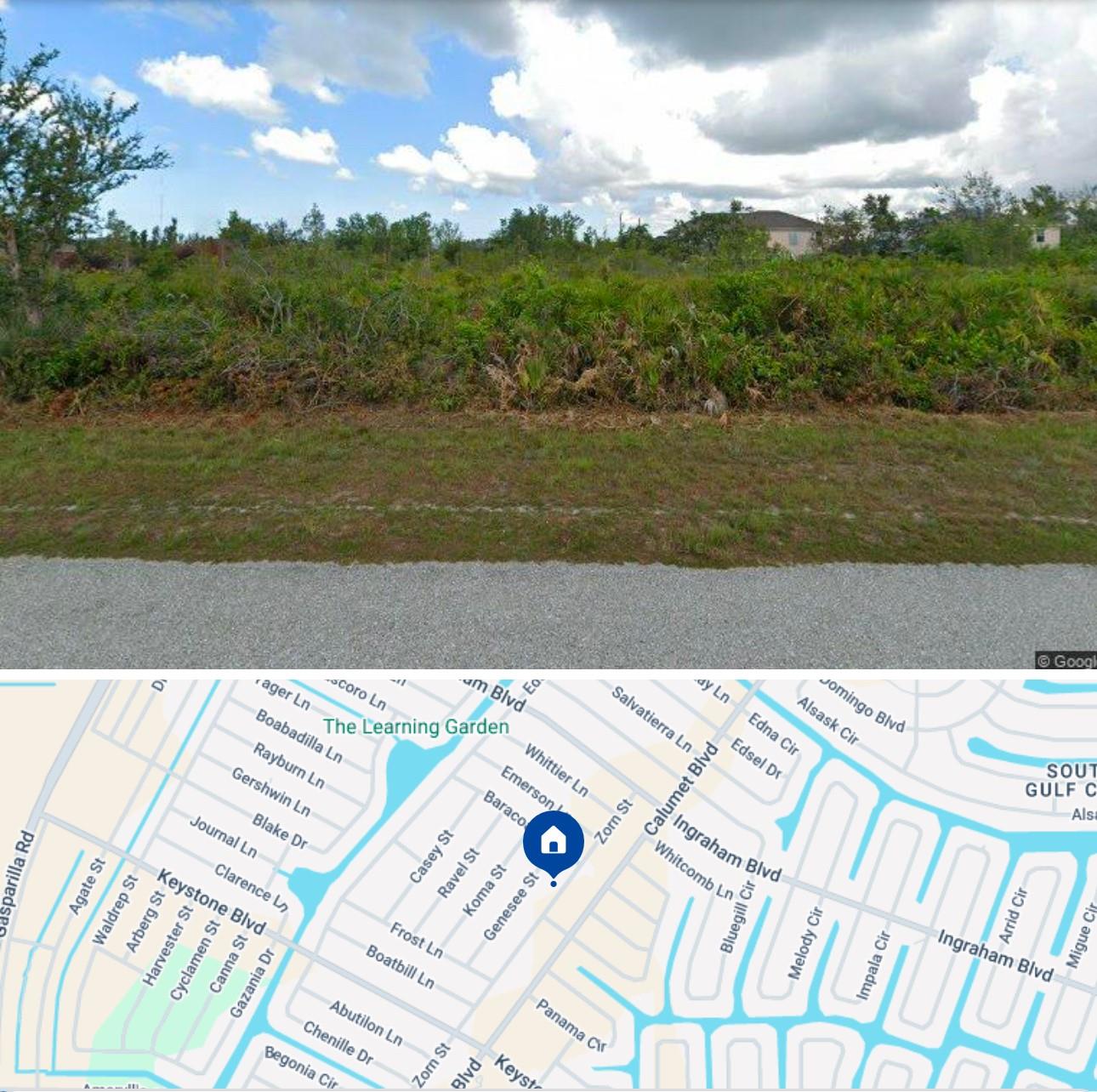 Great Investment, close to schools & shopping! Vacant low density residential lot. Gulf entry close by for boating.
Flood Zone 8AE. Seller says “Let’s Make a Deal”!