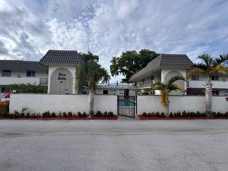 ''Discover the perfect blend of comfort and convenience in this beautifully appointed rental, ideally situated in one of the area's most sought-after neighborhoods.Spacious 1200 sq ft 1st floor corner unit condo upgraded bathrooms , newly painted with knockdown ceilings , upgraded kitchen with quartz countertops , Hurricane windows and doors , walk-in closet in master , new appliances. Sliding patio doors to backyard with grills , Community Pool & private laundry mat on site. Walking distance to Mizner Park , shopping and restaurants.