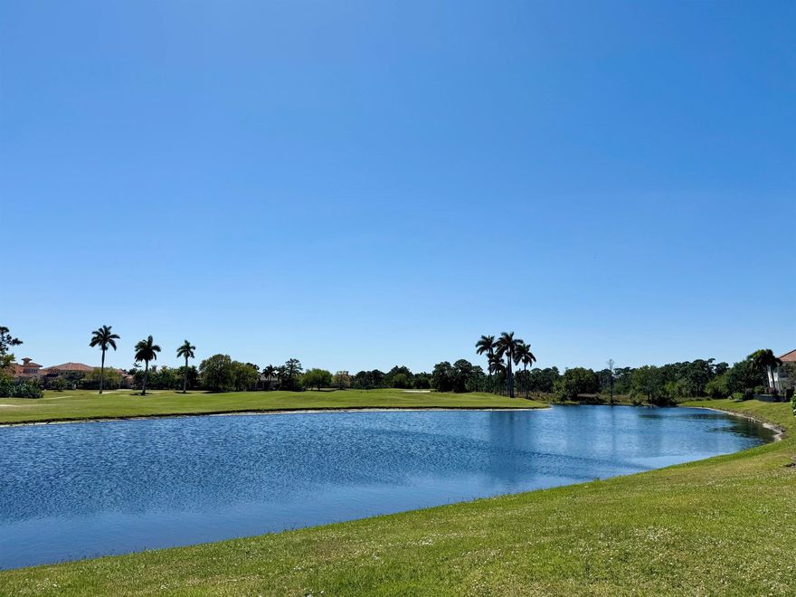 Located in the manned gated community of Tesoro, this estate-size building site has a Southeastern view over a freshwater pond to the 11th Palmer Golf Hole. Tee to Green views are yours from the rear of this home site. As the new property owner, you can select & bring in a plan for the builders to price or choose from one of the builder's offerings. The home site requires no building timeframe, so you can select your new home plan and builder at your convenience. Tesoro's design guidelines allow for various exterior styles, including Transitional, West Indies, Coastal Modern, & others. Membership in the club is not required. Call the agent to discuss each of the approved builders. Tesoro is a gated community, so an appointment is needed to view this one-of-a-kind property.