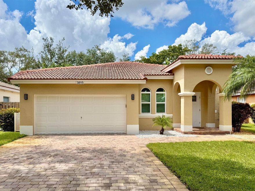 Beautifully Remodeled 3-Bedroom, 2-Bath Single-Family Home Nestled in the Desirable Gated Community of Coquina. Bright & Open Split Floor Plan with High Ceilings, Crown Molding, NEW Lighting & Ceilings Fans. Beautiful Chef Style Kitchen with Custom Cabinetry, Granite Counters, Stainless Appliances including Bonus Room off Kitchen which can be used as an Office. Spacious Master Bedroom Suite, Walk-in Closet, Gorgeous Walk-in Shower & NEW Vinyl Flooring in all Bedrooms. NEW Front Door, Hurricane Impact Windows, Blinds & 2 Sliding Doors. Private Backyard with NEW Expansive Paver Brick Patio & Fence. NEW Diamond Coat 2-Car Garage Floor & Freshly Painted Interior/Exterior. Clubhouse Pool & Playground. Meticulously Maintained Home & Low HOA Fee! VA-Approved & Current Loan Assumable to a Veteran!