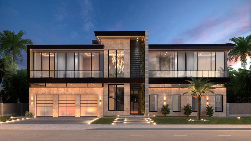 Welcome to 121 George Bush Blvd., the epic luxury architectural marvel with the finest modern innovative details and amenities developed by the vision of Suncoast & Beyond for the prestigious Dell Park Community in Delray Beach, Florida.

Logistically, the home is positioned on a very large corner lot consisting of 12,676 square feet in the heart of Dell Park. This exquisite estate concept encompasses unparalleled elegance along with impeccable refinement. Once completed, this home will become the masterpiece that will distinguish itself as the epitome of luxury in Dell Park. 121 George Bush will enchant its residents with the ultimate luxury living experience. The grandeur of this home will boast 6 bedrooms (Two of which are master suites, one on the first floor and the other on the second floor), 8.5 bathrooms, and two dedicated office spaces, (one of which can easily be serve as an additional bedroom), catering to every aspect of luxurious living. Spanning approximately 8,251 square feet of living space, this masterpiece will provide ample room for relaxation and entertainment.

Entering the home's First Floor, you will be captivated by a huge luxurious lobby with floating stairs luring you towards a spacious floor to ceiling climate-controlled wine cellar and other elegantly refined rooms leading to a spectacular backyard oasis. The home also features two kitchens, including a Chef's Kitchen, designed and appointed with the finest Sub-Zero and Wolf appliances. Each room has Floor to Ceiling Windows with grand views of the meticulously designed back yard and its amenities. In addition, the home is equipped with a Gym and a Dedicated 3 Car Showroom Garage.

Entertain your guests from the spacious great room transitioning via the soft touch floor to ceiling sliding doors to the curated outdoor entertainment area with luxurious outdoor kitchen, cabana, pool & spa.

Additional amenities will include an elevator, eleven-foot tray ceilings, marble floors & surfaces, luxury finishes throughout the home and more!

DISCLAIMER: Builder and/or Seller reserve the right to make changes and/or modifications to plans, specifications, features, colors and prices. All plans, renderings, and videos shown are artists' conceptions. The information herein is believed to accurate but not guaranteed and may be subject to errors, omissions and changes without notice. All measurements, dimensions, room sizes and lot sizes are approximate. All such information should be independently verified by any prospective purchaser or seller. Parties should perform their own due diligence to verify such information prior to a sale or listing. Listing company expressly disclaims any warranty or representation regarding such information.