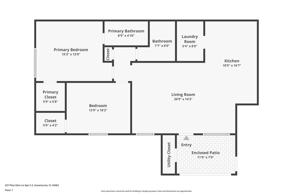 Photo of 427 Pine Glen Lane #C2, Greenacres, FL 33463 (MLS # F10552127)