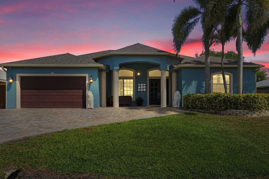 Beautifully upgraded 4BR/3BA/2CG POOL home in Port St. Lucie featuring a NEW ROOF (2025) and NO HOA! This spacious 2,609 sq ft home offers a desirable split floor plan with a private in-law suite—perfect for guests or multi-generational living. Bright, open living areas flow seamlessly to a screened-in pool, ideal for enjoying the Florida lifestyle. Loaded with extras and thoughtful features throughout. Conveniently located near shopping and dining at Darwin Square, with easy access to Interstate 95, Tradition, Boat Ramps, Golf Courses, and Beaches.