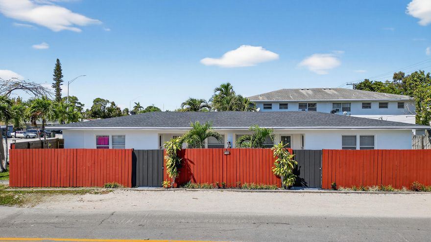 Located in highly desirable Lake Ridge on the east side of Fort Lauderdale, this owner-occupied property presents an exceptional opportunity for both investors and owner-occupants seeking income potential. Legally a duplex but currently operating as a triplex, the property offers a versatile layout featuring a 2-bedroom/2-bath unit, a 1-bedroom/1-bath unit, and a studio—ideal for house hacking or maximizing rental income. Major improvements have already been completed, including a roof just 4 years old and waste lines replaced only 2 years ago, significantly reducing future capital expenses. The property has been well maintained with numerous interior upgrades throughout and is equipped with top-quality appliances, creating a move-in ready environment for both owners and tenants. Perfectly positioned for convenience and lifestyle, the location places you just minutes from Downtown Fort Lauderdale, the beach, Galleria Mall, Wilton Drive, and only 15 minutes to the airport. Fully occupied and income-producing from day one—please do not disturb tenants.